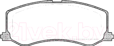 

Тормозные колодки AP, 05P522