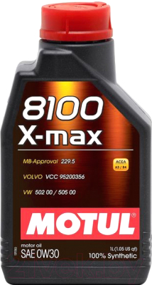 Моторное масло Motul 8100 X-Max 0W30 / 106569 (1л)