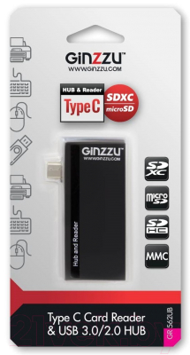 USB-хаб Ginzzu GR-562UB