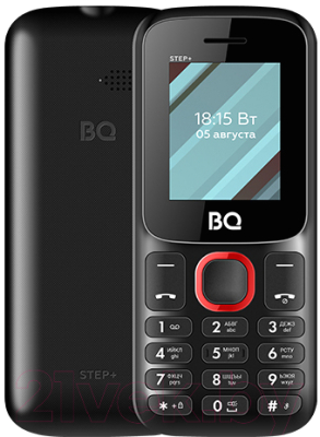 Мобильный телефон BQ Step+ BQ-1848 (черный/красный)