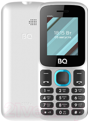 Мобильный телефон BQ Step+ BQ-1848 (белый/синий)