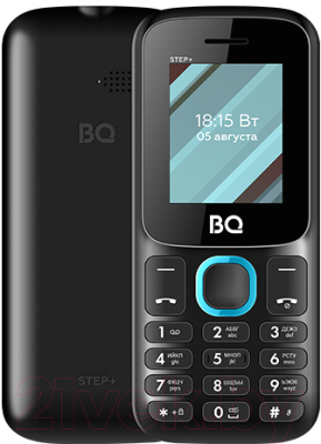 Мобильный телефон BQ Step+ BQ-1848 (черный/синий)