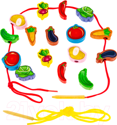 Развивающая игрушка Анданте Шнуровка. Овощи / RDI-D005а