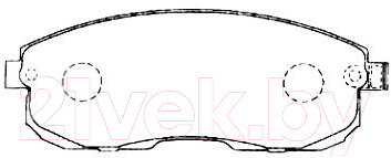 

Тормозные колодки Akebono, AN279WK