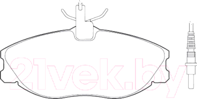 

Тормозные колодки Valeo, 301069