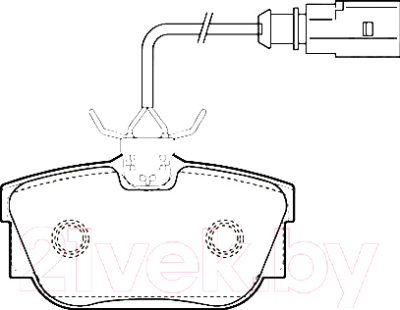 

Тормозные колодки Valeo, 301650