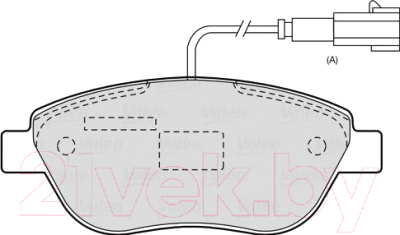 

Тормозные колодки Valeo, 301721