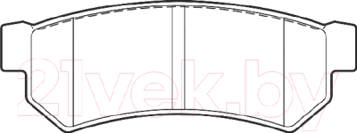 

Тормозные колодки Valeo, 301343