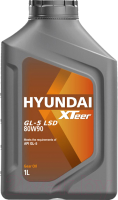 

Трансмиссионное масло Hyundai XTeer, XTeer Gear Oil-5 80W90 LSD / 1011034