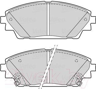 

Тормозные колодки Valeo, 302285