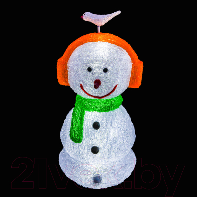 Светодиодная фигура 3D Neon-Night Снеговик в наушниках 513-331