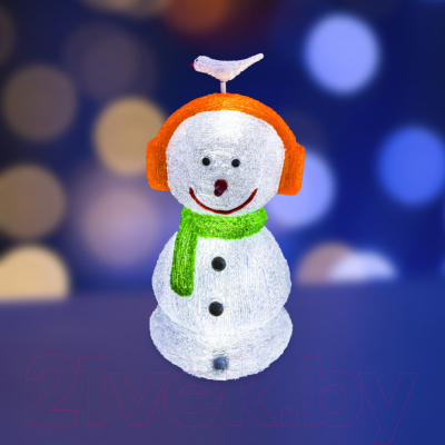 Светодиодная фигура 3D Neon-Night Снеговик в наушниках 513-331