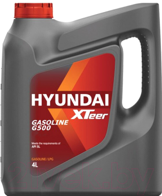 Моторное масло Hyundai XTeer Gasoline G500 10W30 / 1041157 (4л)