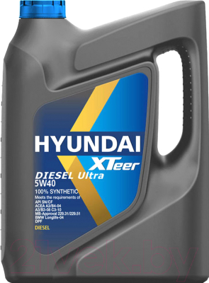 Моторное масло Hyundai XTeer Diesel Ultra 5W40 / 1051223 (5л)