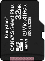 Карта памяти Kingston Canvas Select Plus 100R microSDHC (Class10) UHS-I U1 V10 A1 32GB (SDCS2/32GB) - 