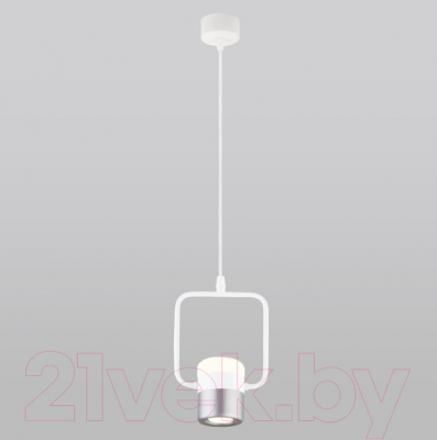 Потолочный светильник Евросвет 50165/1 LED 9W (белый/серебристый)