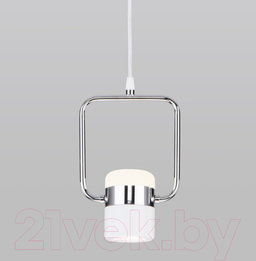 Потолочный светильник Евросвет 50165/1 LED 9W (хром/белый)