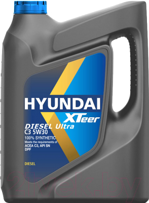 Моторное масло Hyundai XTeer Diesel Ultra C3 5W30 / 1051224 (5л)