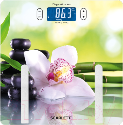 Напольные весы электронные Scarlett SC-BS33ED10 (SPA Orchid)
