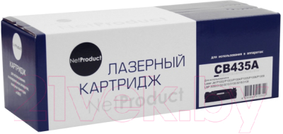 

Картридж NetProduct, Черный, N-CB435A