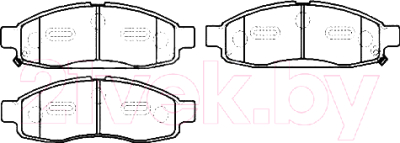 

Тормозные колодки HSB, HP8344