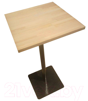 Обеденный стол Грифонсервис Loft СМ9 (черный/тик)