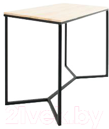 Обеденный стол Грифонсервис Loft СМ11 (черный/бесцветный лак)