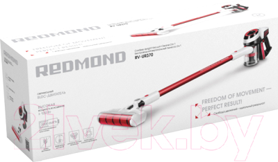 Вертикальный пылесос Redmond RV-UR370 (красный)