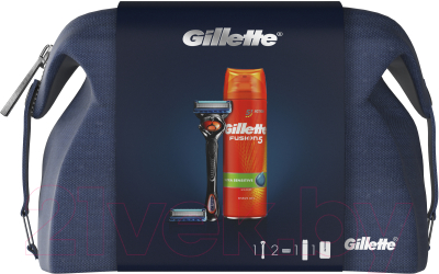 Набор для бритья Gillette Fusion ProGlide Flexball станок+2 кассеты+гель для бритья+чехол