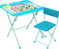 Комплект мебели с детским столом Ника КНД4/3 Пушистая азбука - 