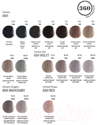 Крем-краска для волос Kaaral 360 Permanent Haircolor 6.4 (100мл)