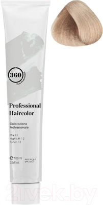 Крем-краска для волос Kaaral 360 Permanent Haircolor 10.12 (100мл, очень светлый блондин пепельно-фиолетовый)