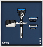 

Набор косметики для бритья Gillette, FusProGldFlexball станок+магнитная подставка