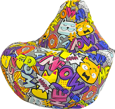 Бескаркасное кресло Flagman Груша Макси XXL Г2.4-59 (бум 01) -