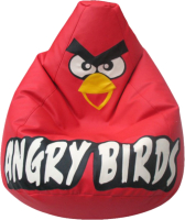 Бескаркасное кресло Flagman Груша Макси Г2.3-039 Angry Birds (красный) - 