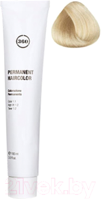 

Крем-краска для волос Kaaral, Блонд, 360 Permanent Haircolor 11.1
