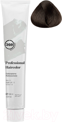 Крем-краска для волос Kaaral 360 Permanent Haircolor 4.18 (100мл)