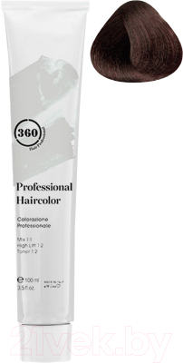 Крем-краска для волос Kaaral 360 Permanent Haircolor 4.6 (100мл)