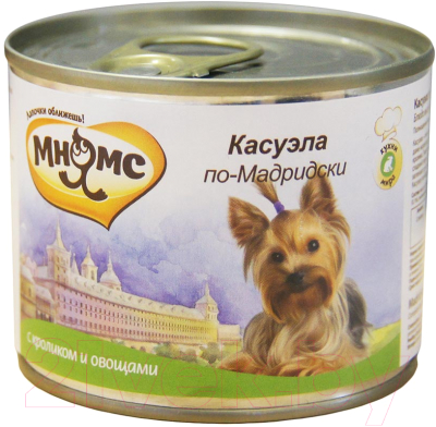 

Корм для собак Мнямс, Касуэла по-Мадридски / 57671