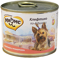 

Корм для собак Мнямс, Клефтико по-Афински / 57651