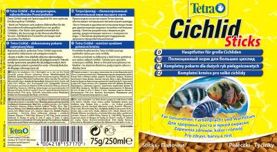 Корм для рыб Tetra Cichlid Sticks (250мл)