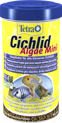Корм для рыб Tetra Cichlid Algae Mini (500мл)