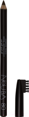 

Карандаш для бровей Nouba, Брюнет/шатен (коричневый), Eyebrow Pencil With Applicator 80