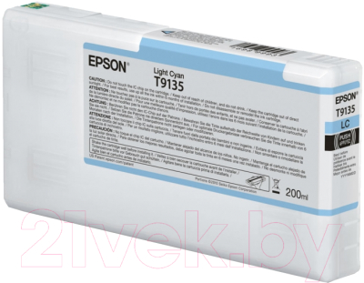 

Картридж Epson, Светло-голубой, C13T913500