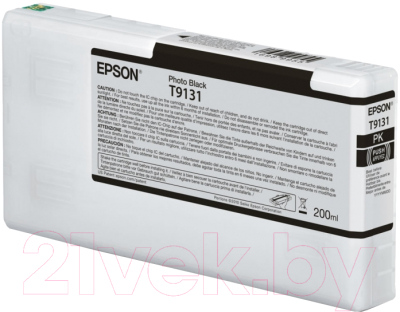 

Картридж Epson, Черный, C13T913100