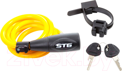 Велозамок STG Х83380/CL-428 (150см, желтый)