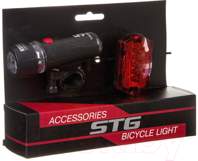 Набор фонарей для велосипеда STG Х88369