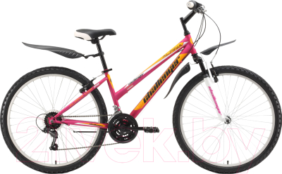 Велосипед Challenger Alpina Lux 26 2017 (16, розовый/желтый)