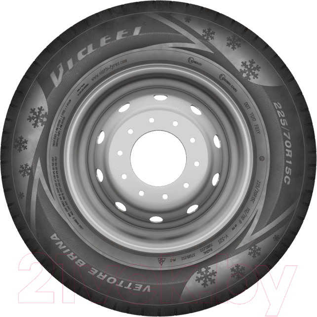 Зимняя легкогрузовая шина Viatti Vettore Brina V-525 205/65R16C 107/105R