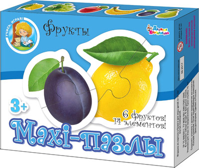 Развивающая игра Десятое королевство Maxi. Фрукты / 02645